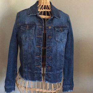 KUT Arielle Raw Hem Jacket  (XS)